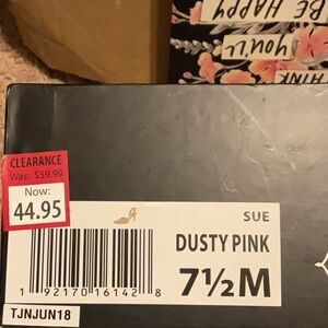 Dusty Pink Heels - Size 7.5M